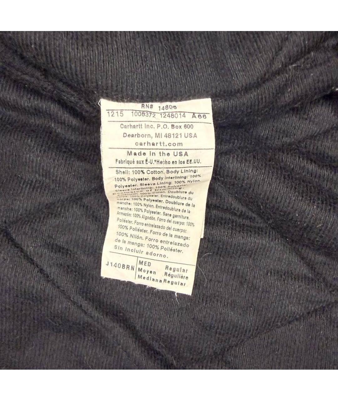 CARHARTT Коричневая хлопковая куртка, фото 5