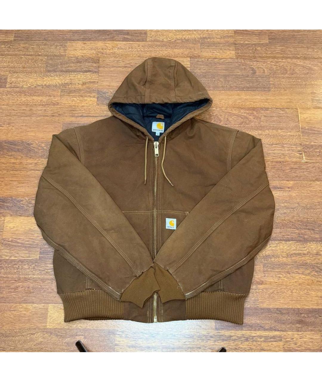 CARHARTT Коричневая хлопковая куртка, фото 6