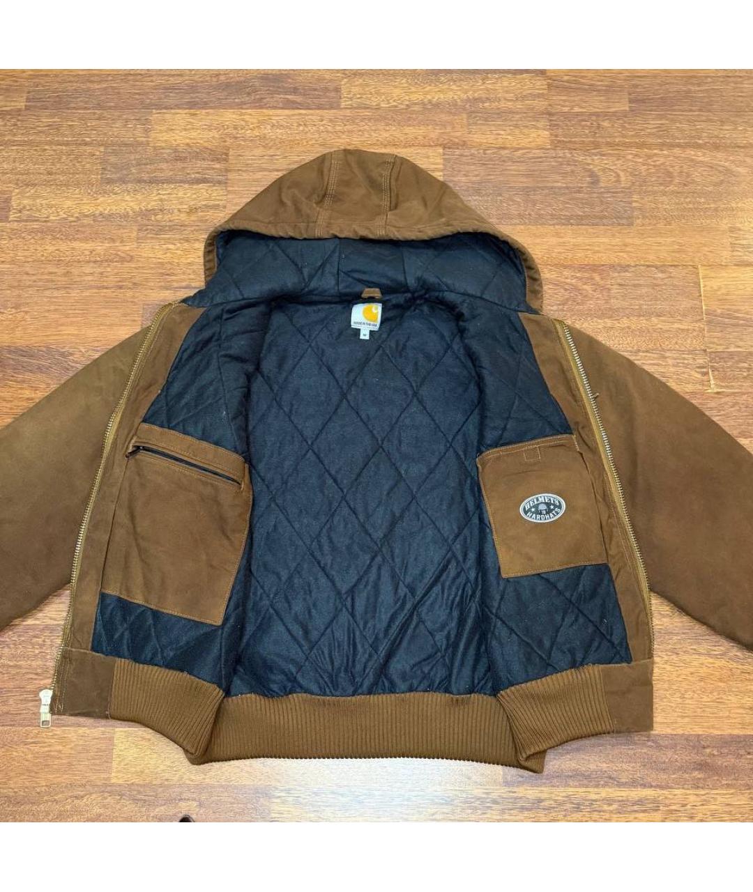 CARHARTT Коричневая хлопковая куртка, фото 2