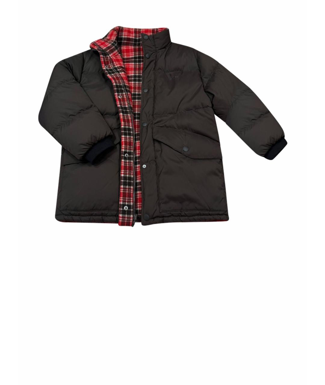 MIU MIU Коричневая полиэстеровая куртка, фото 1