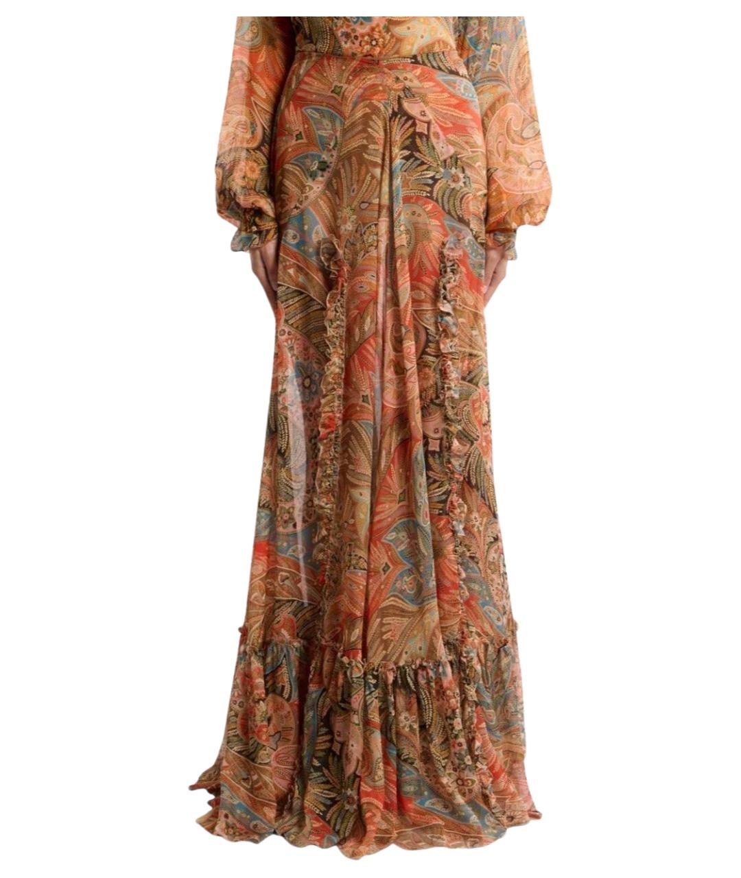 ETRO Мульти юбка макси, фото 4