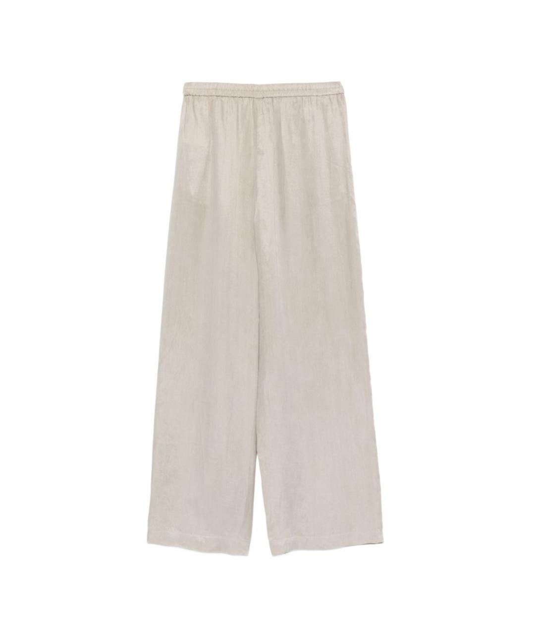 EMPORIO ARMANI Бежевые брюки широкие, фото 1