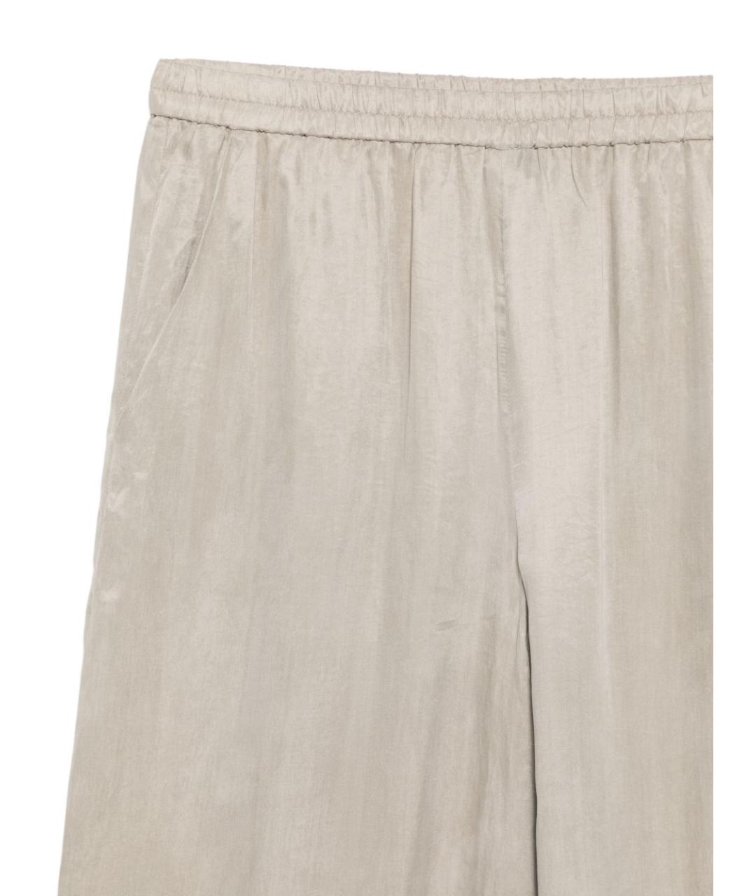 EMPORIO ARMANI Бежевые брюки широкие, фото 2