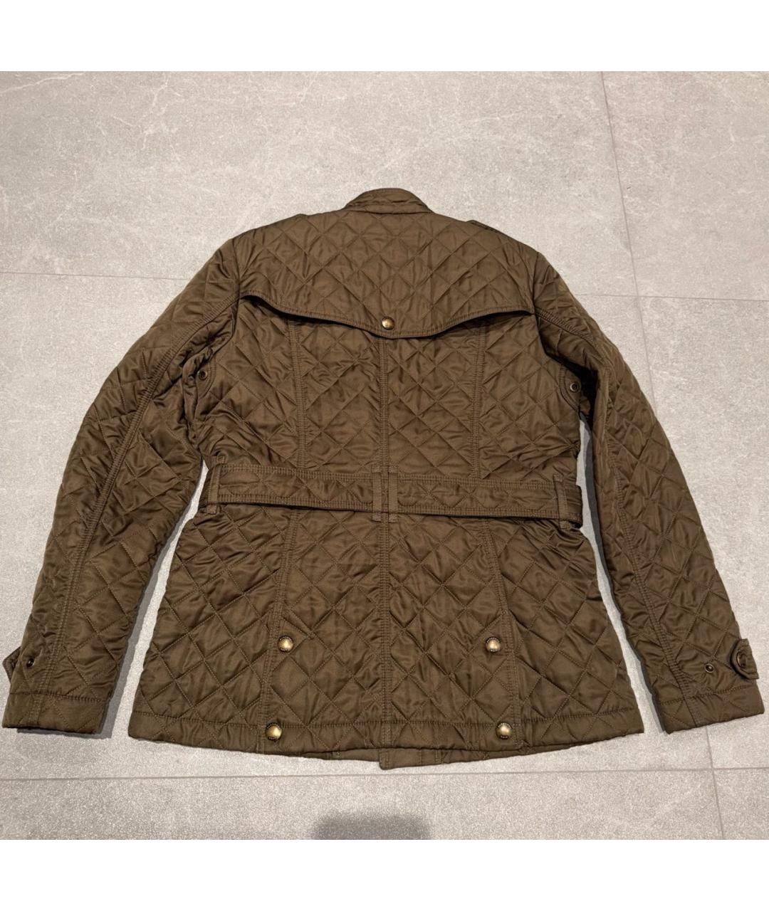 BURBERRY Хаки полиэстеровая куртка, фото 2
