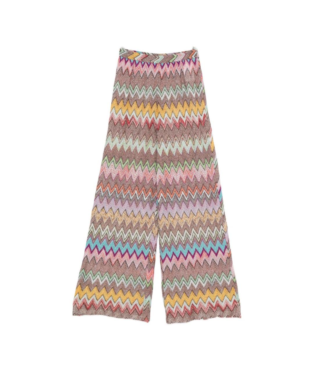 MISSONI Мульти вискозные прямые брюки, фото 1
