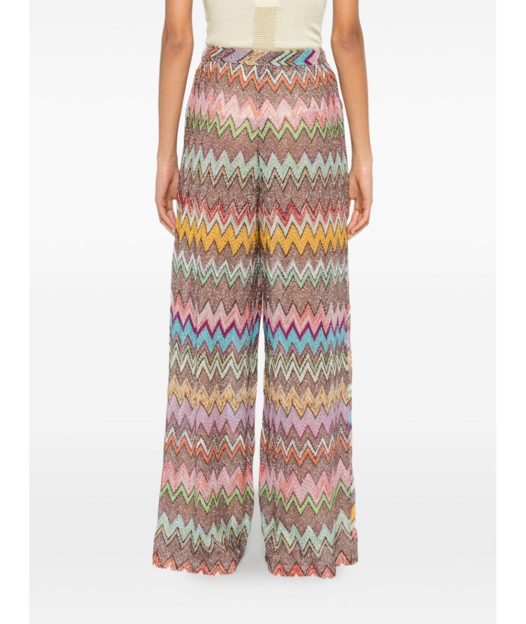 MISSONI Мульти вискозные прямые брюки, фото 2