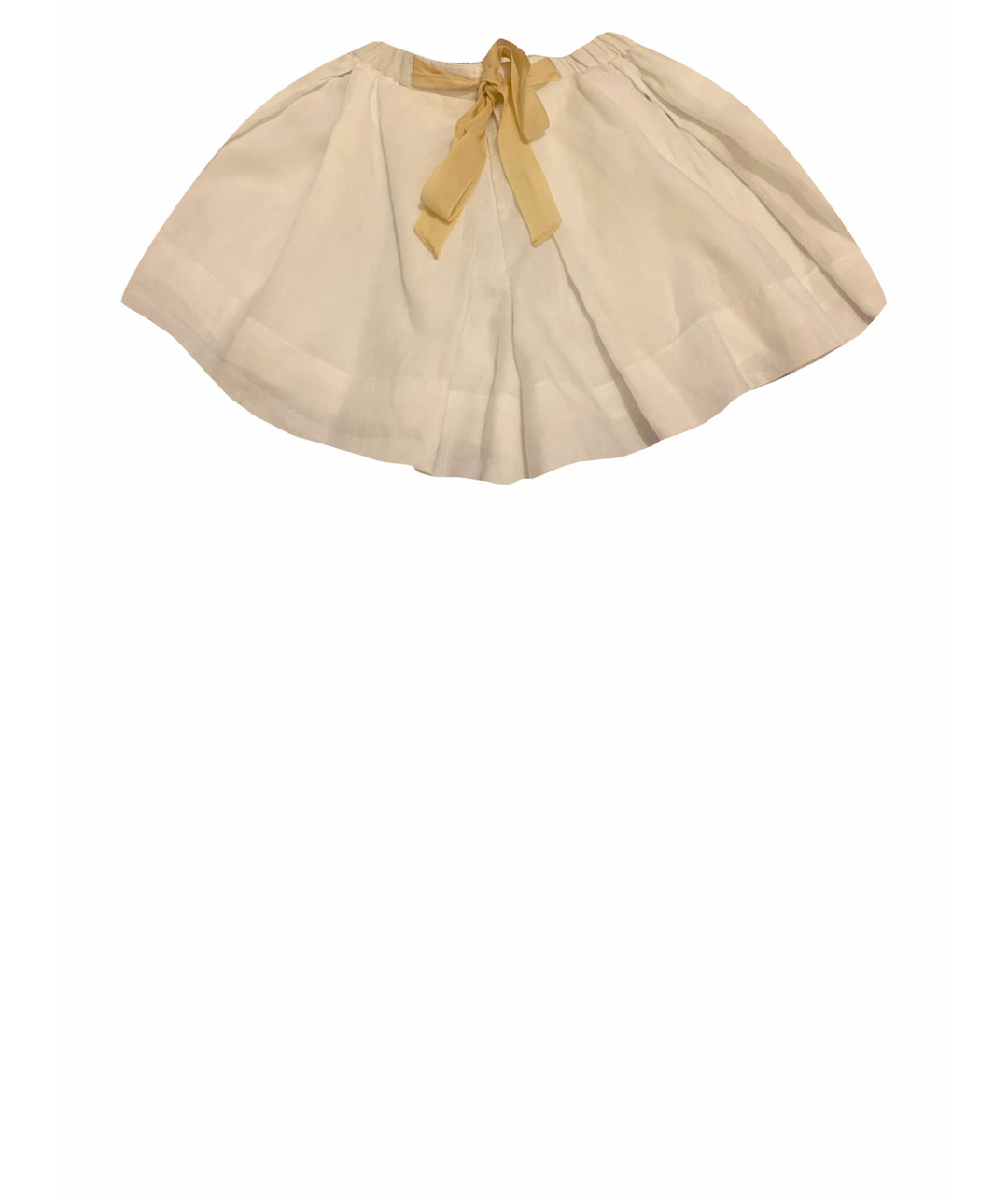 SANDRO Белая льняная юбка-шорты, фото 1