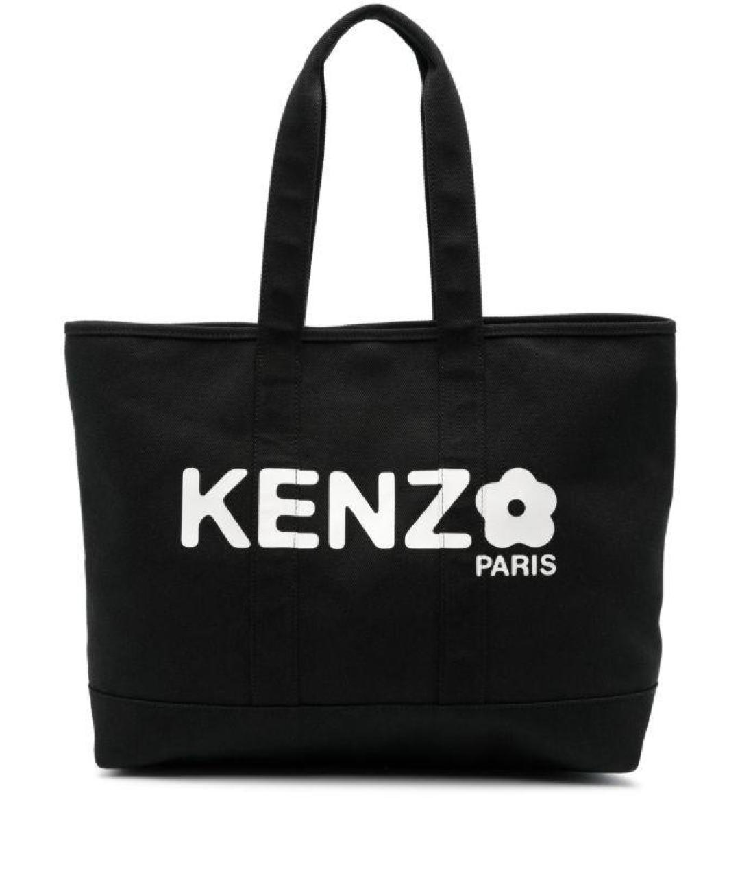 KENZO Черная сумка тоут, фото 8