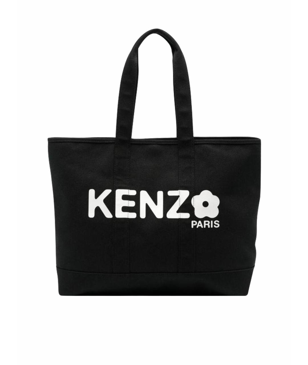 KENZO Черная сумка тоут, фото 1