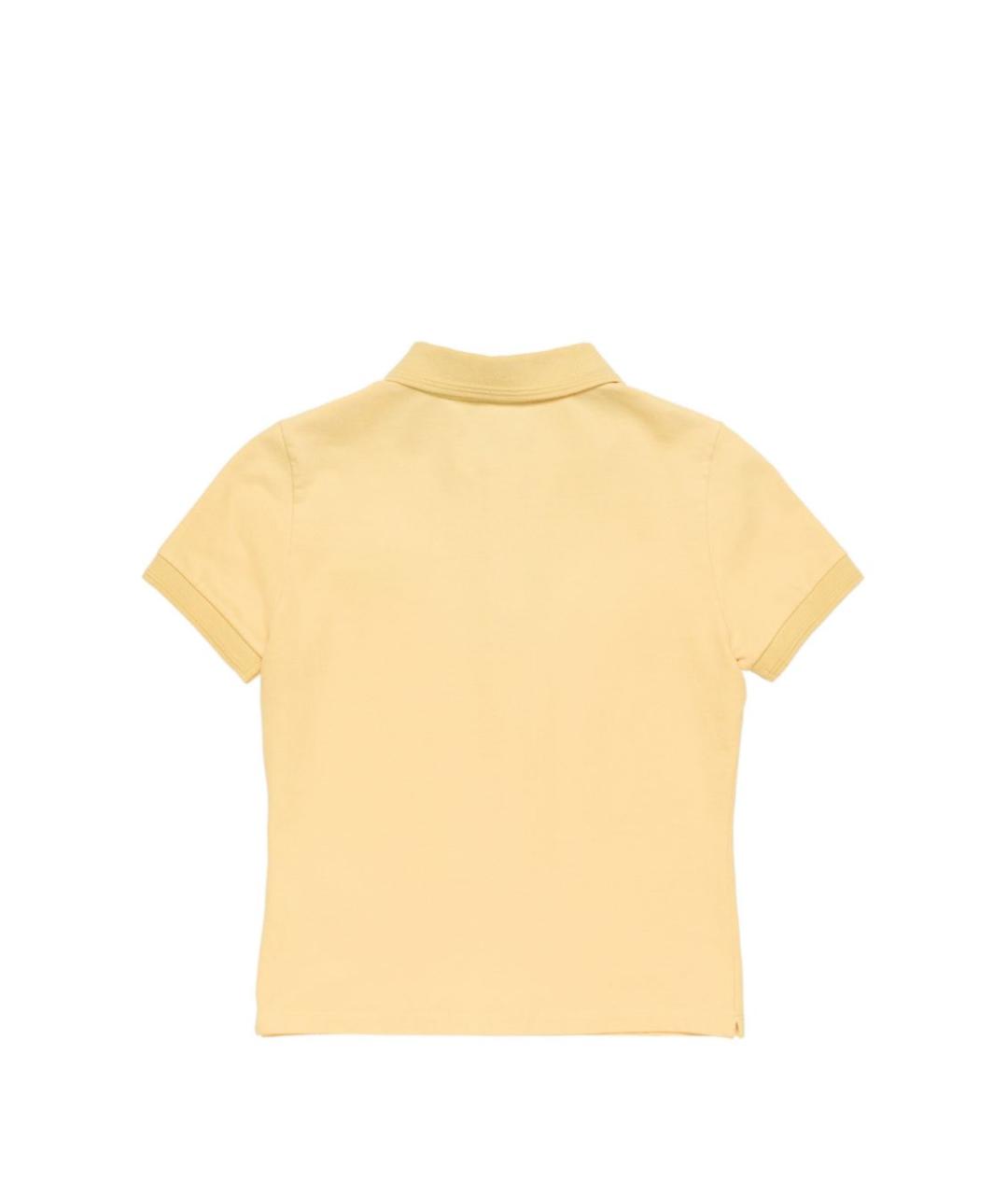 ACNE STUDIOS Желтая хлопковая футболка, фото 7