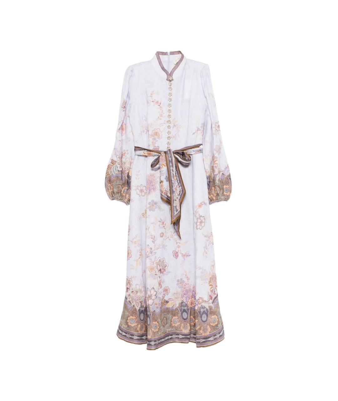 ZIMMERMANN Голубое льняное платье, фото 1