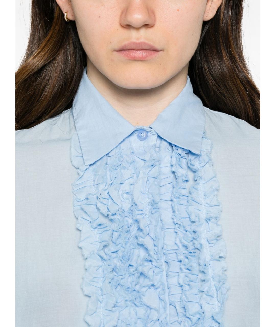 SOSUE Голубая хлопковая рубашка, фото 3