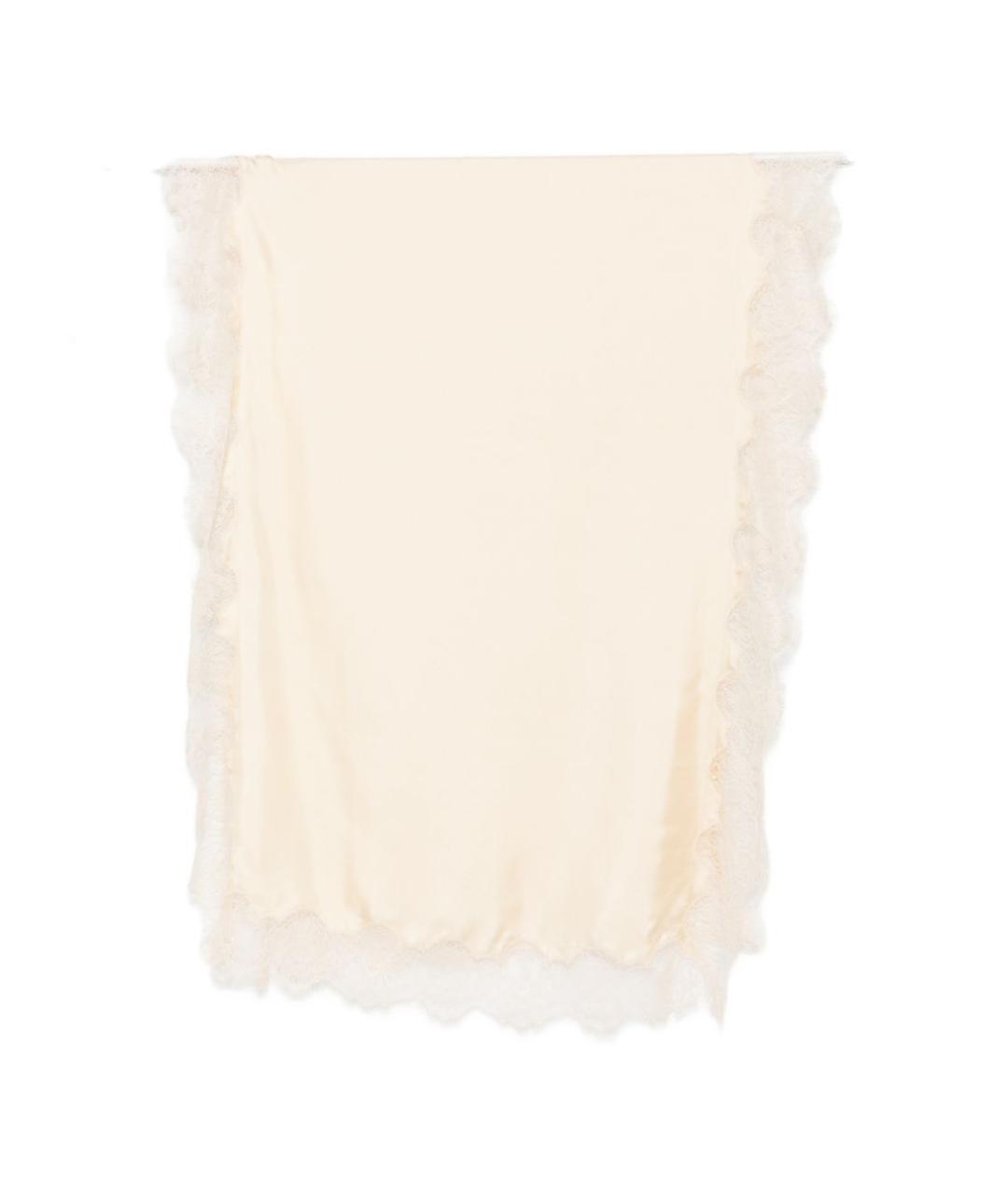 ZIMMERMANN Бежевый шерстяной шарф, фото 1