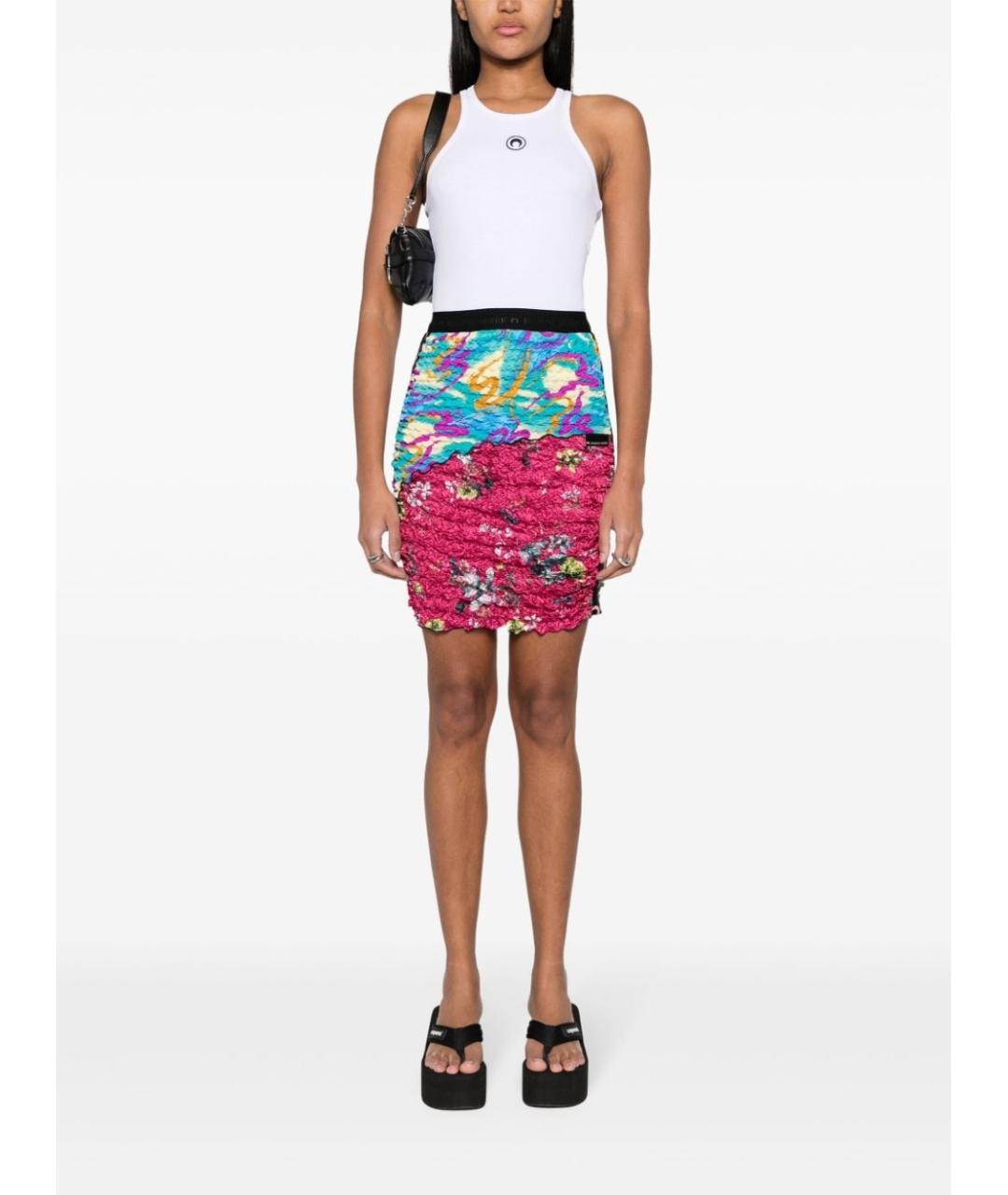 MARINE SERRE Белая хлопковая майка, фото 5