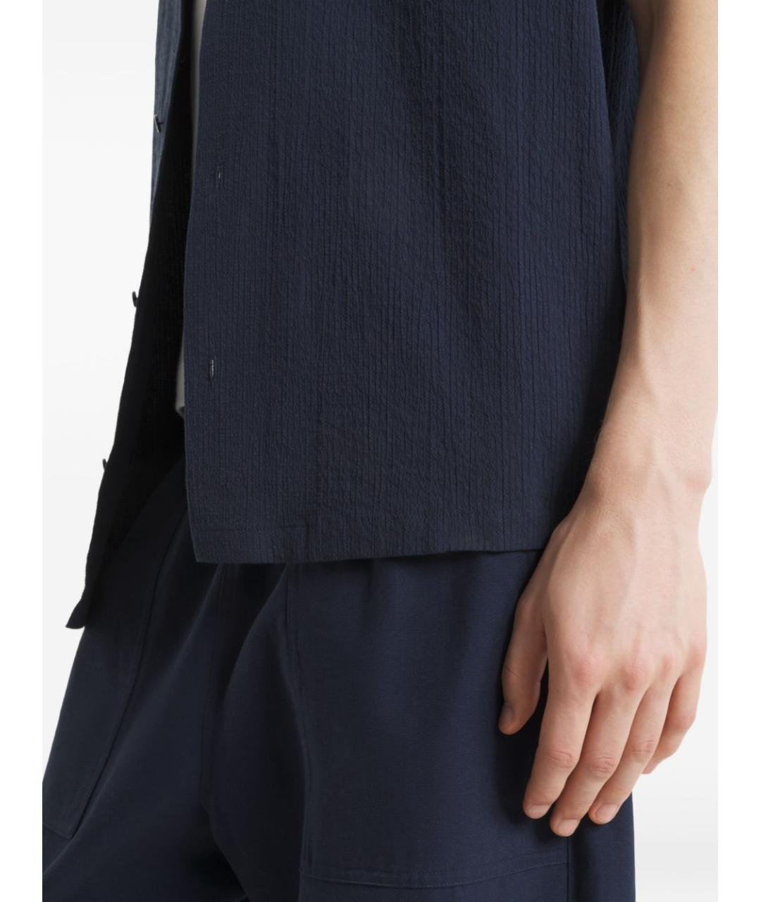 MAISON KITSUNE Синяя кэжуал рубашка, фото 3