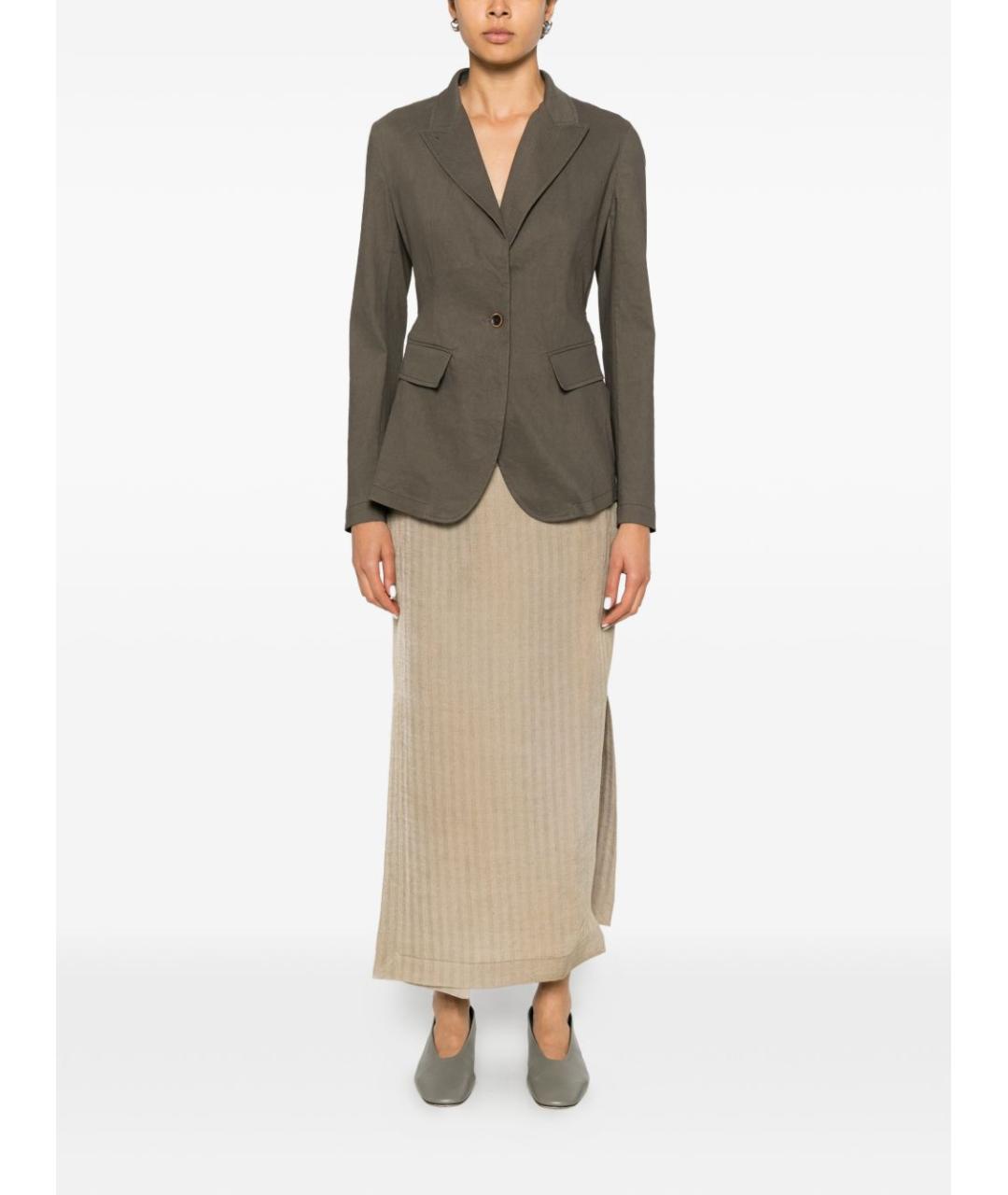 UMA WANG Льняной жакет/пиджак, фото 4