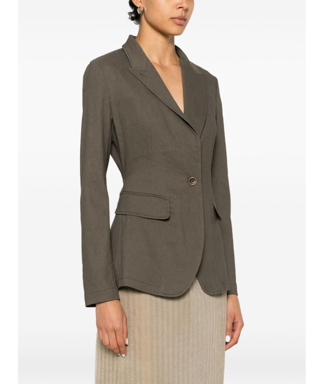 UMA WANG Льняной жакет/пиджак, фото 3