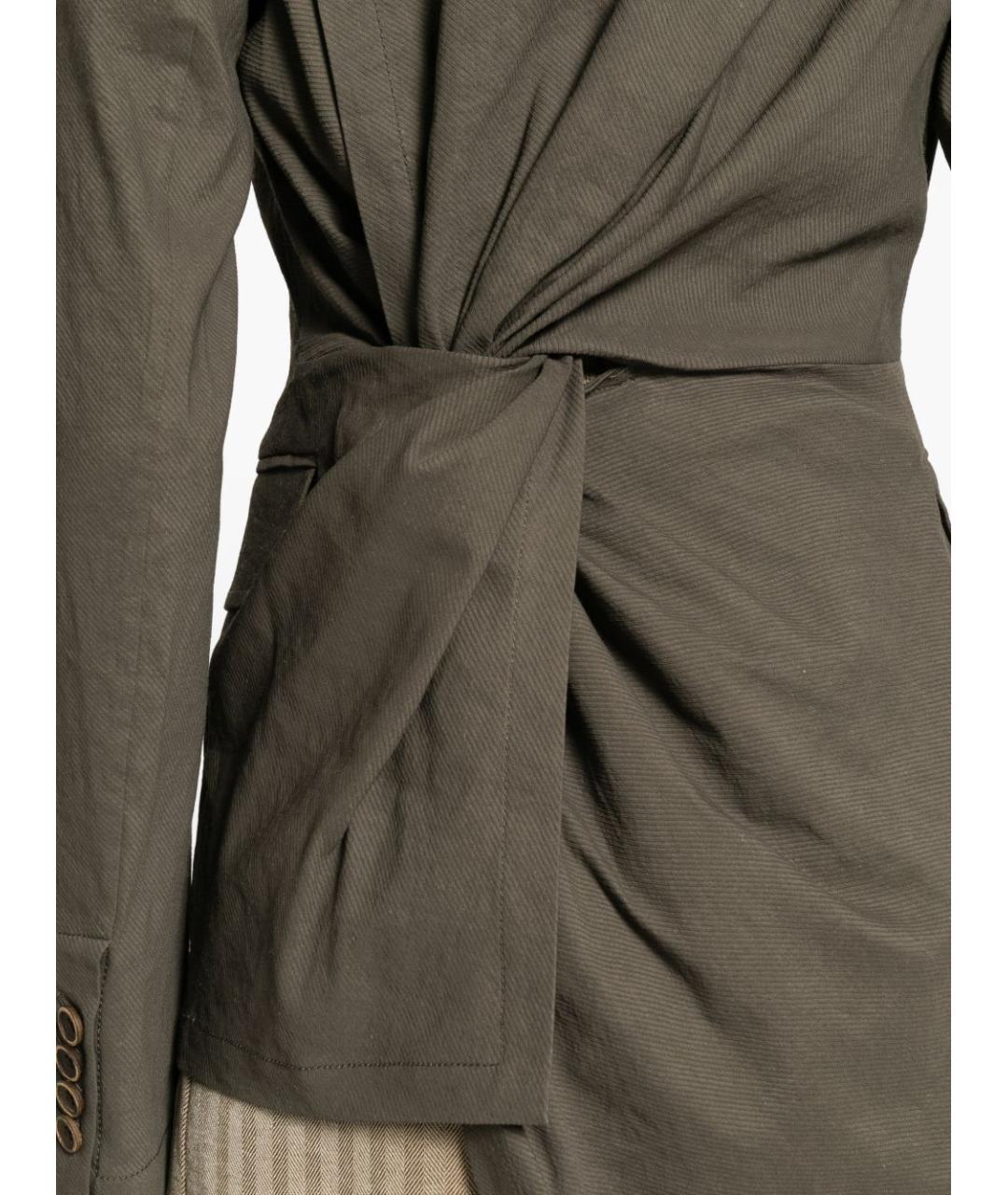 UMA WANG Льняной жакет/пиджак, фото 5