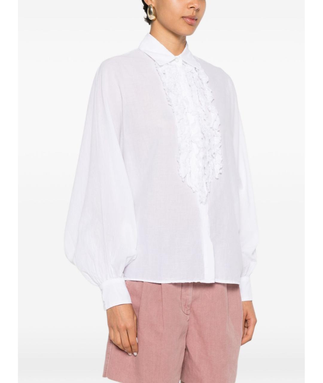 SOSUE Белая хлопковая рубашка, фото 4