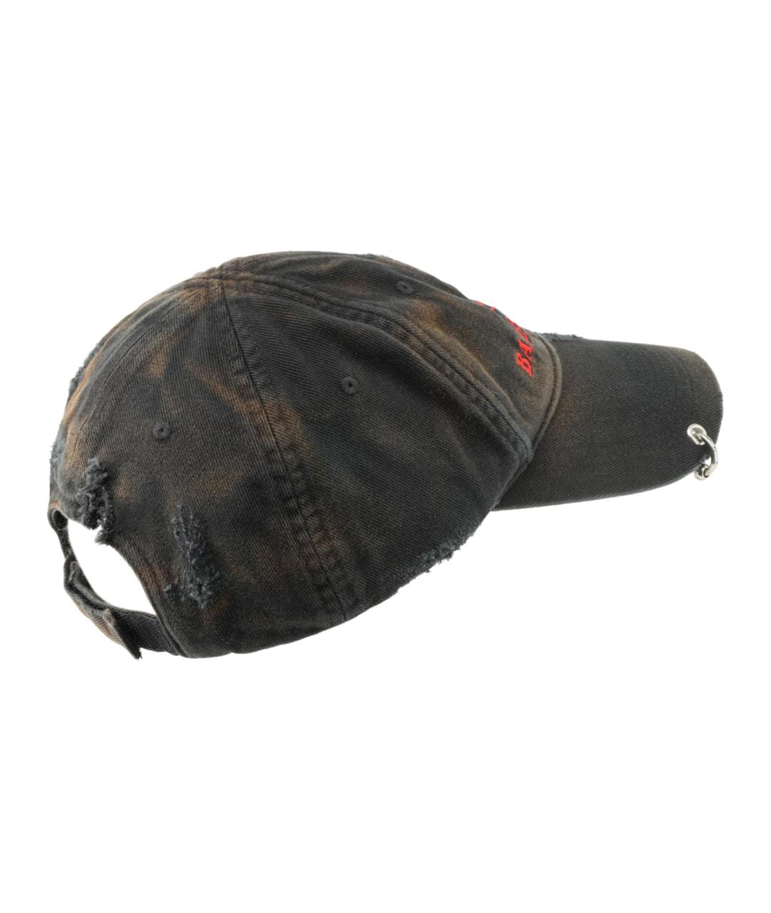 BALENCIAGA Черная кепка, фото 3