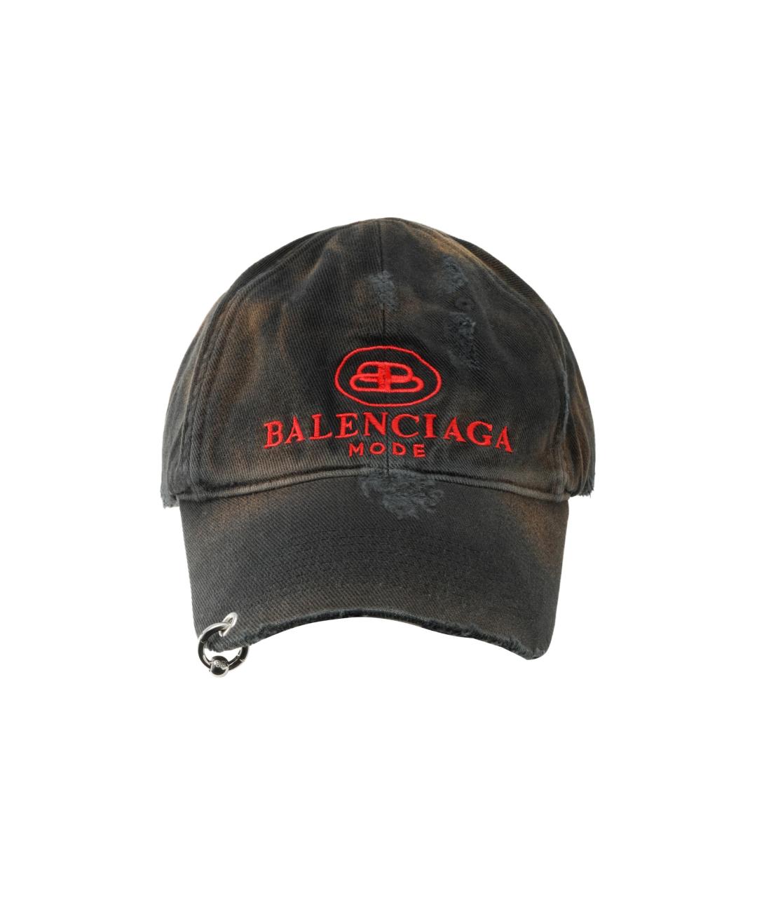 BALENCIAGA Черная кепка, фото 2