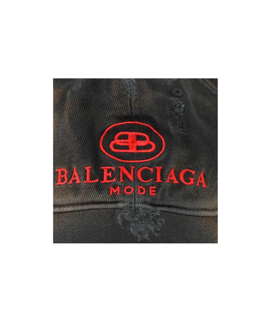 BALENCIAGA Черная кепка, фото 5