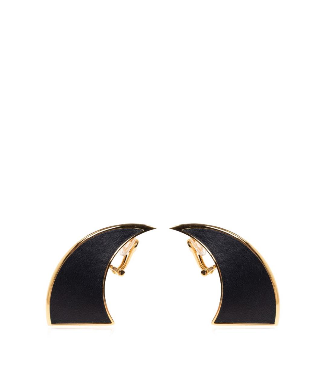 ALAIA Темно-синие металлические серьги, фото 1