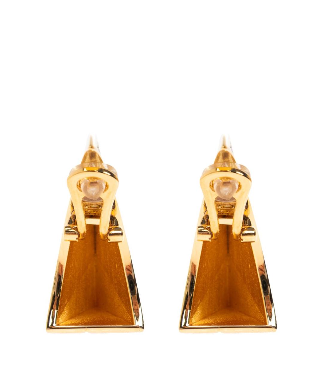 ALAIA Темно-синие металлические серьги, фото 4