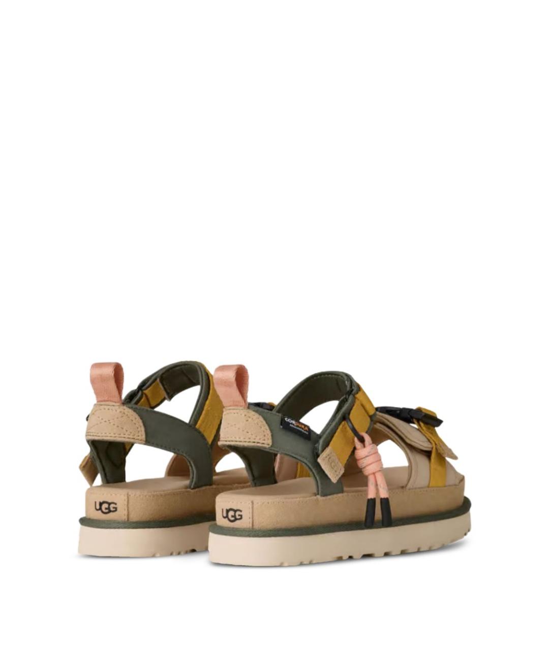 UGG AUSTRALIA Бежевые замшевые босоножки, фото 4