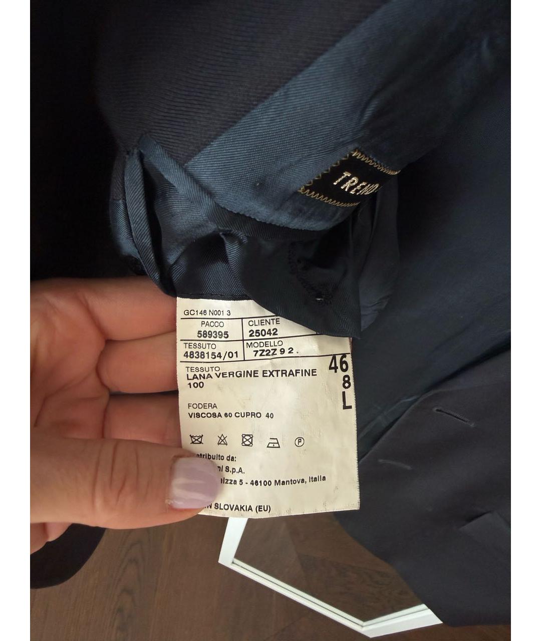 CORNELIANI Черный классический костюм, фото 6