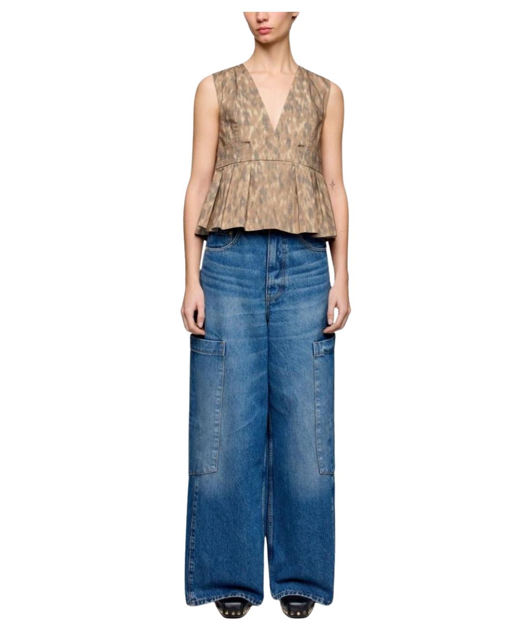 GANNI Мульти хлопковая майка, фото 3