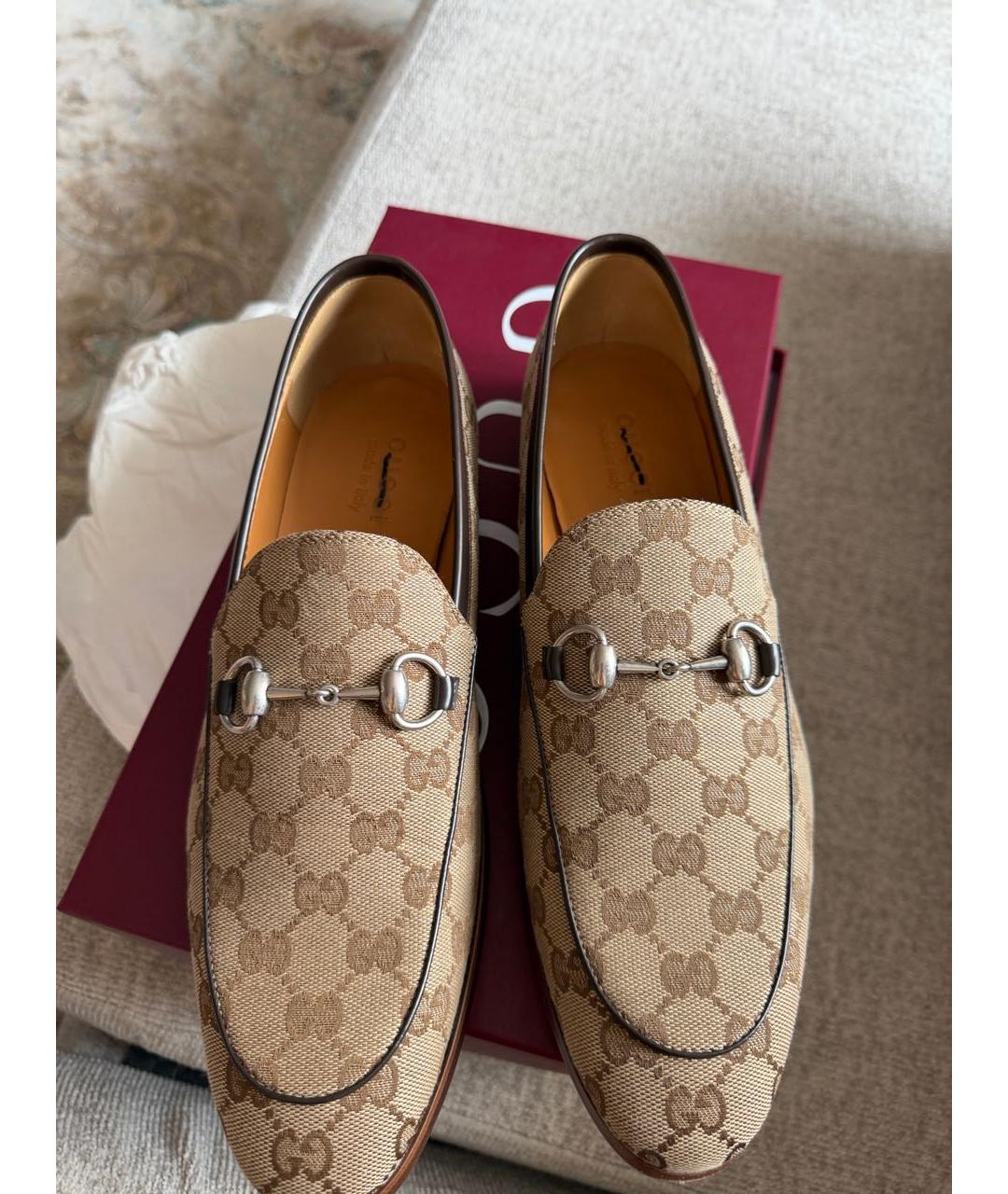 GUCCI Коричневые лоферы, фото 5