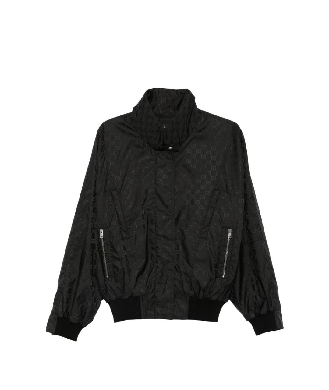 GUCCI Черная полиамидовая куртка, фото 1