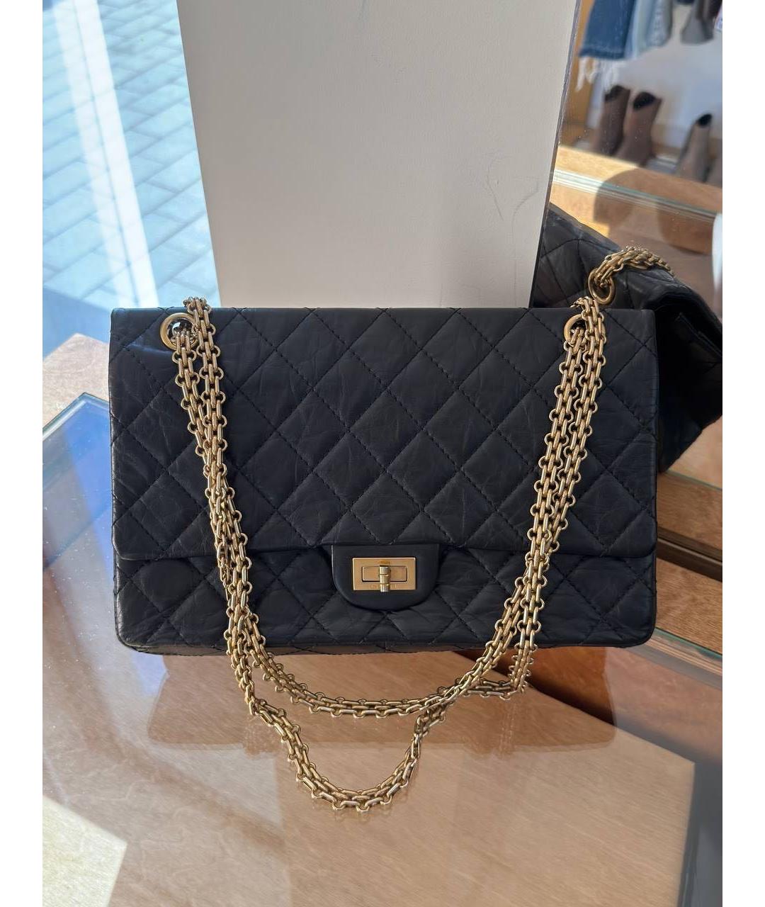 CHANEL Черная кожаная сумка через плечо, фото 9