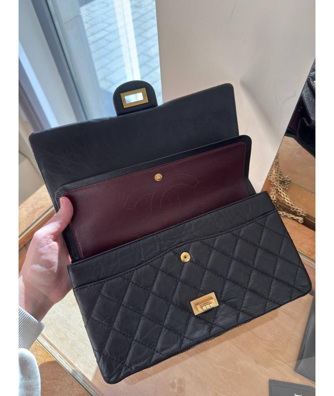 CHANEL Черная кожаная сумка через плечо, фото 7