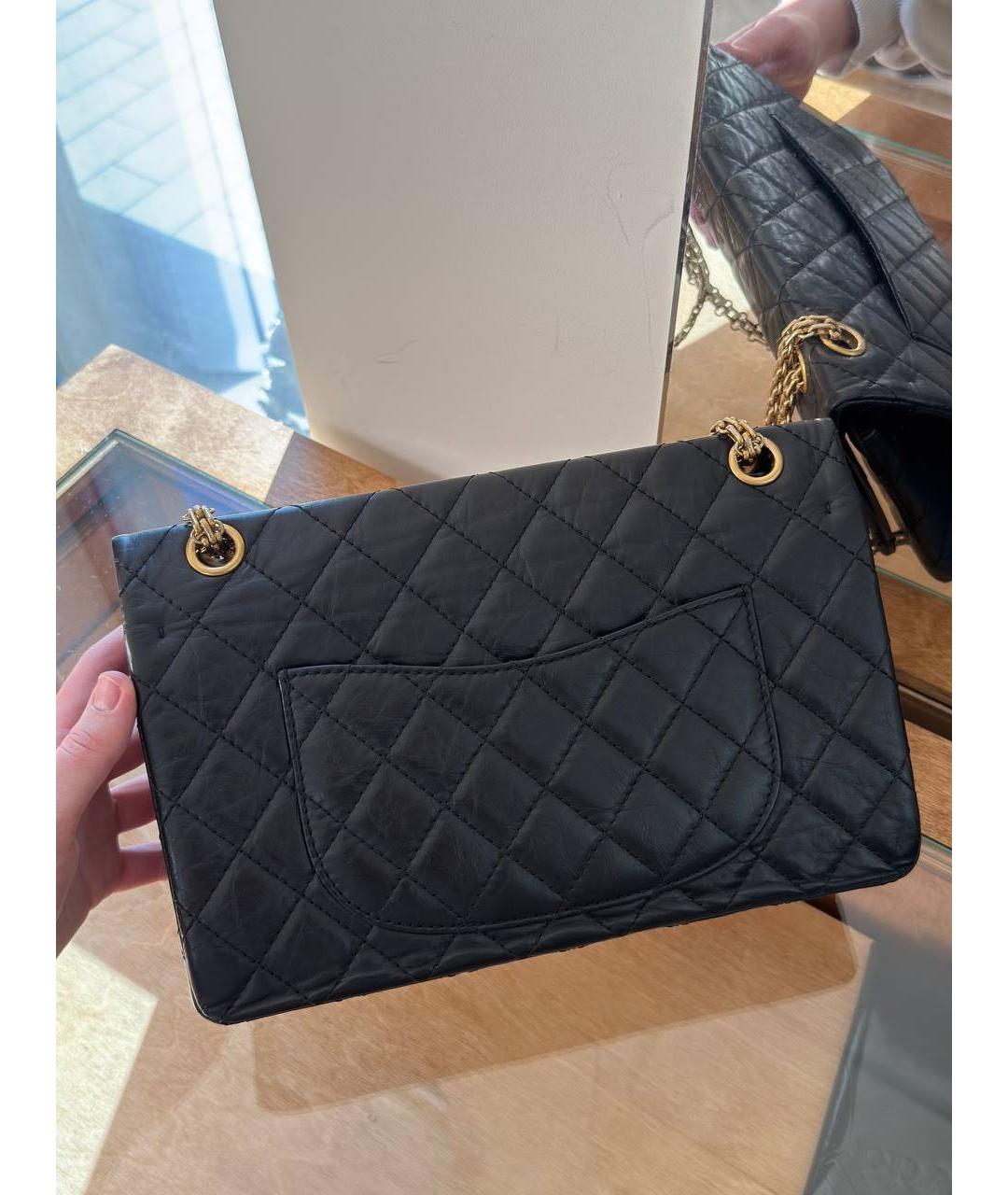 CHANEL Черная кожаная сумка через плечо, фото 3