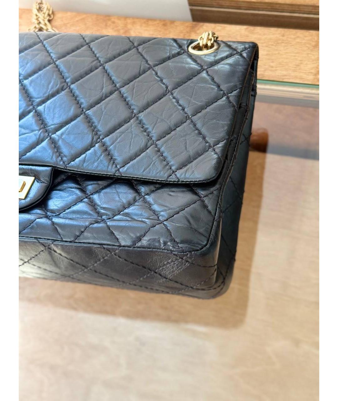 CHANEL Черная кожаная сумка через плечо, фото 5