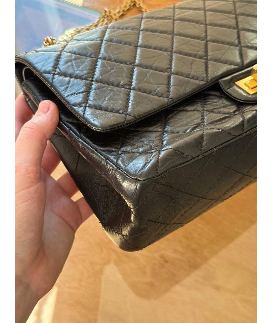 CHANEL Черная кожаная сумка через плечо, фото 4