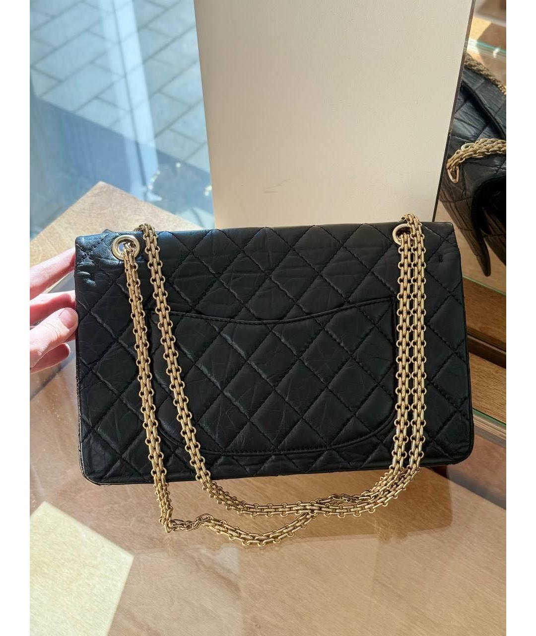 CHANEL Черная кожаная сумка через плечо, фото 2