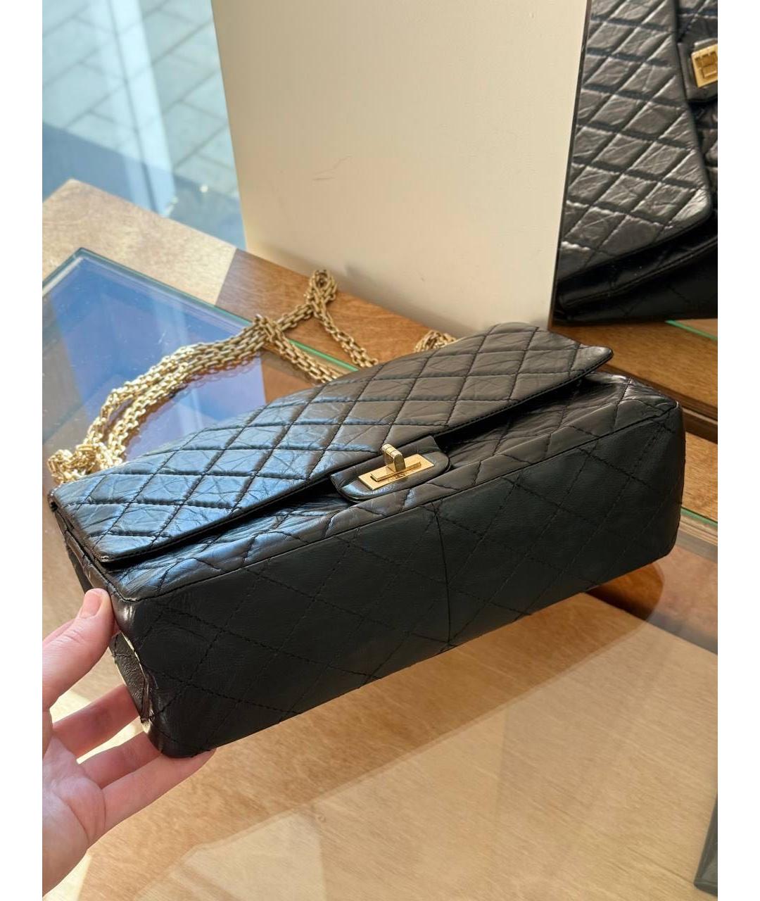 CHANEL Черная кожаная сумка через плечо, фото 3