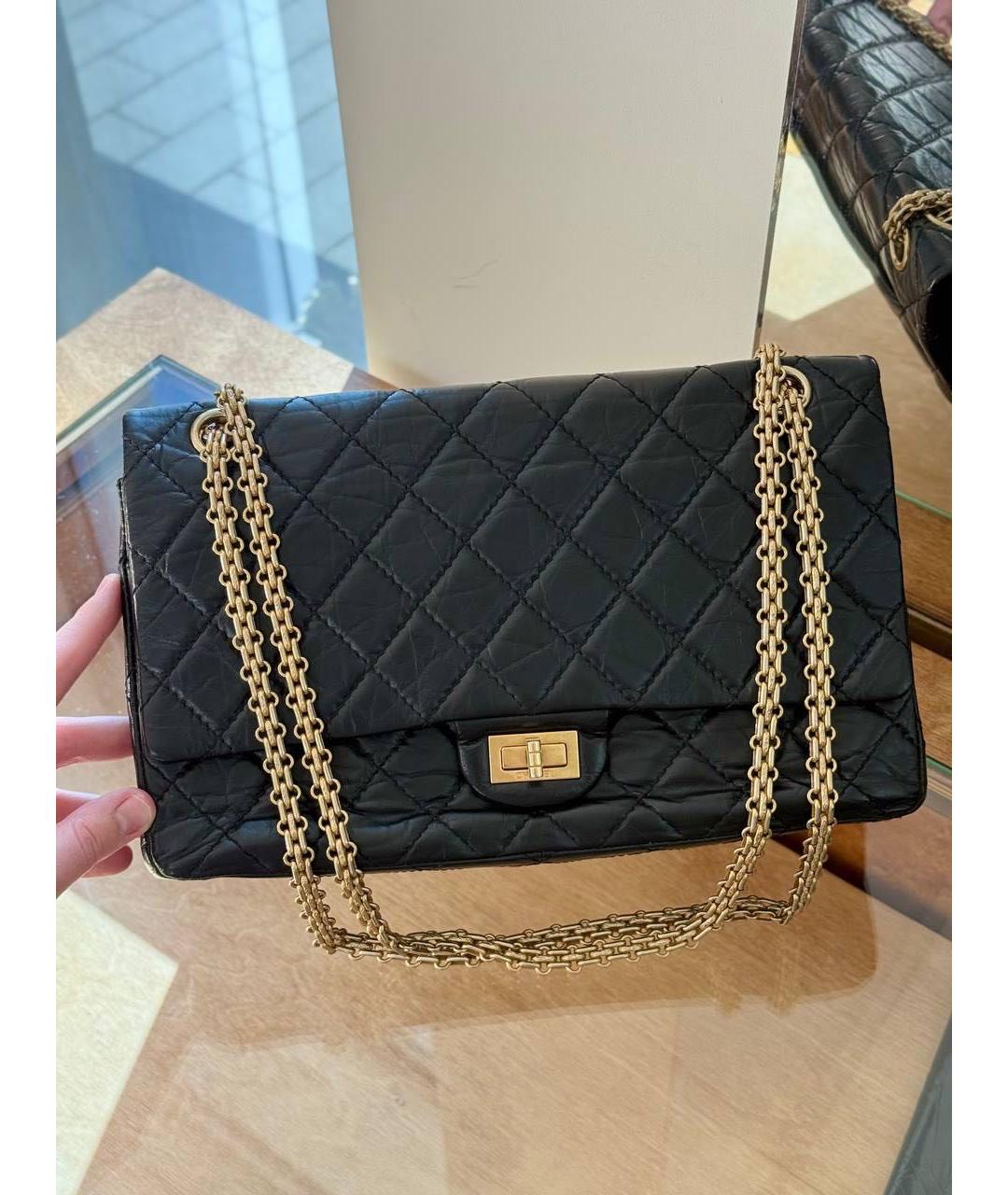 CHANEL Черная кожаная сумка через плечо, фото 9