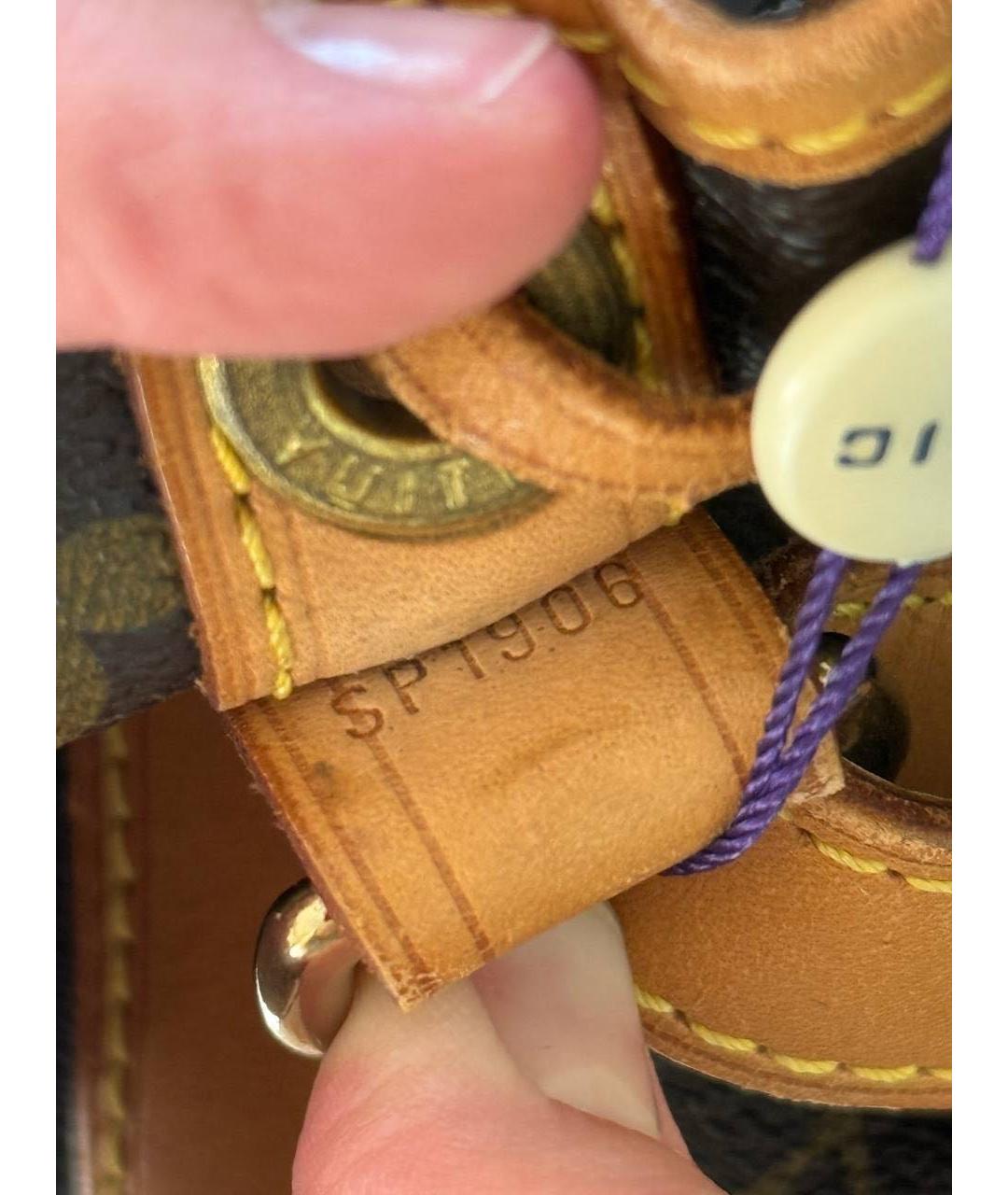 LOUIS VUITTON Коричневая сумка через плечо, фото 7