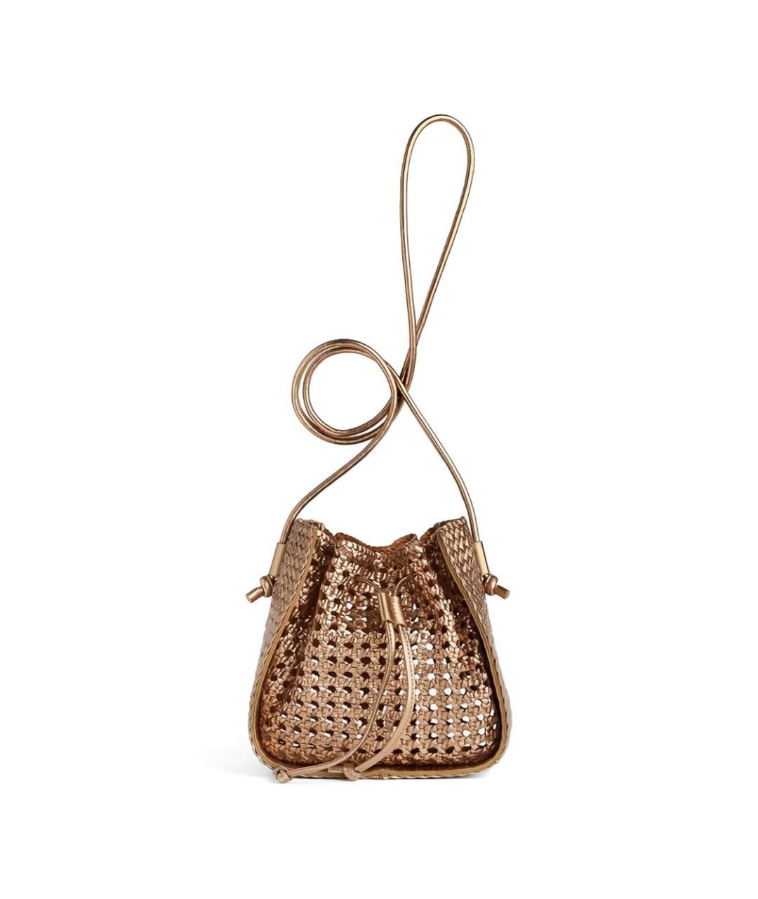 FORTE FORTE Коричневая кожаная сумка через плечо, фото 3