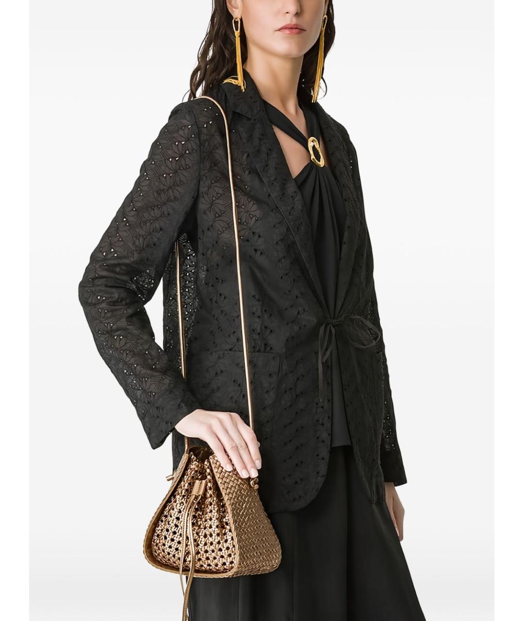 FORTE FORTE Коричневая кожаная сумка через плечо, фото 2