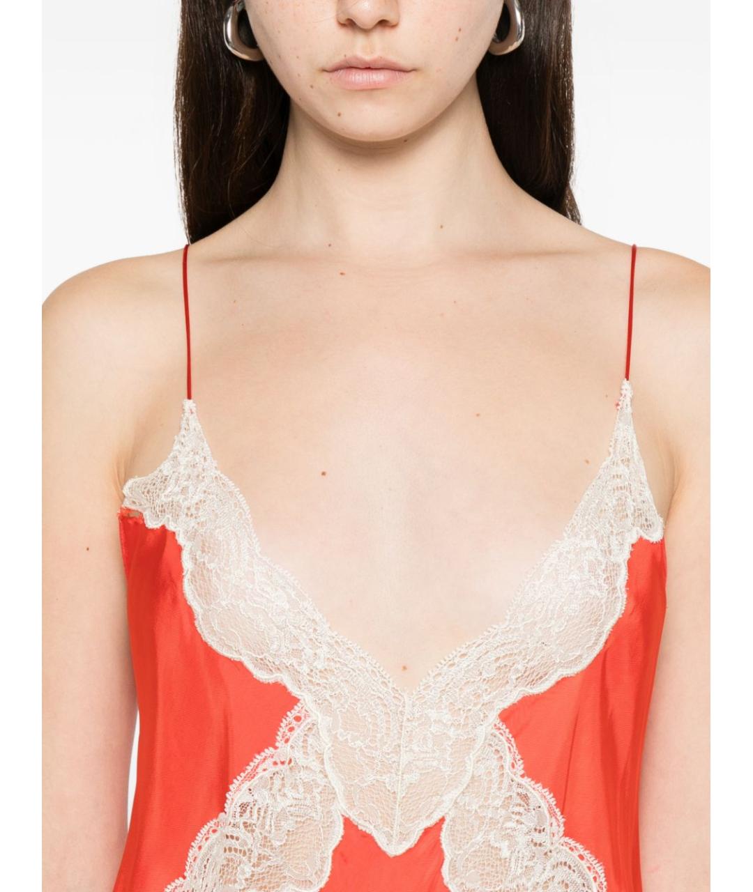 FORTE FORTE Красное повседневное платье, фото 3