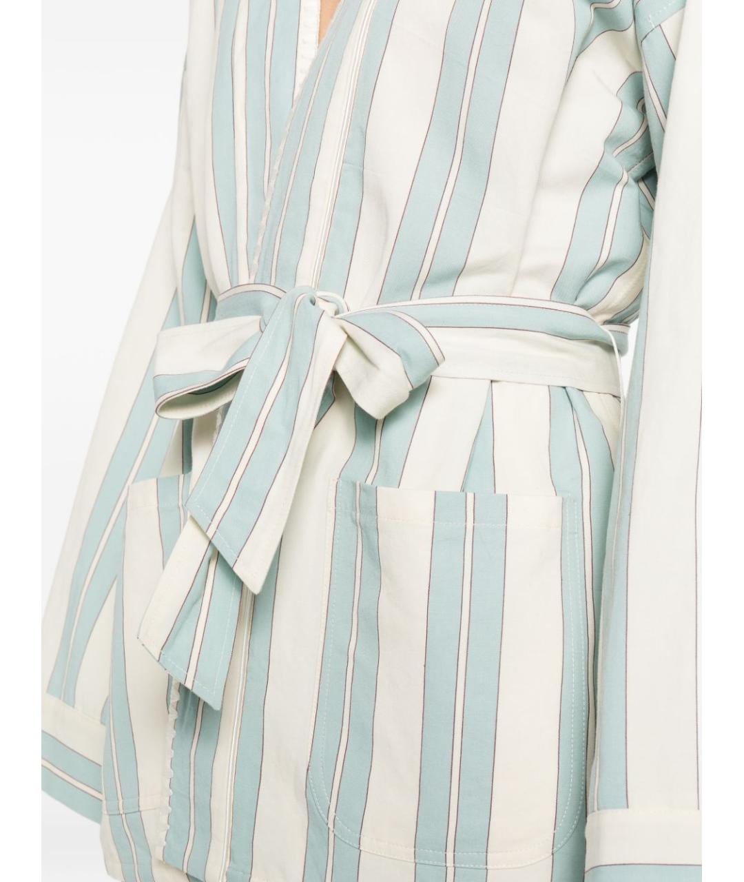 FORTE FORTE Голубая хлопковая куртка, фото 4