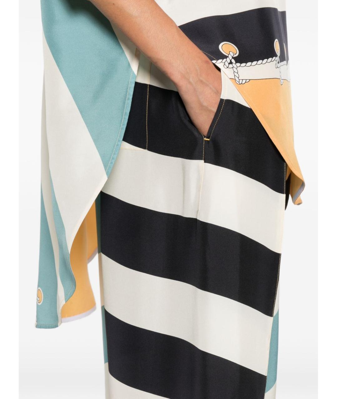 LOEWE Мульти шелковые брюки широкие, фото 2