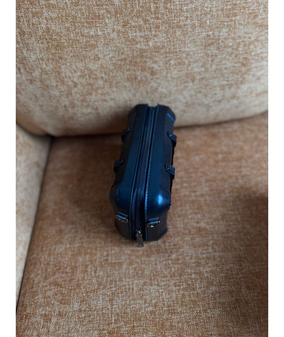 NIKE Черная кожаная сумка на плечо, фото 4