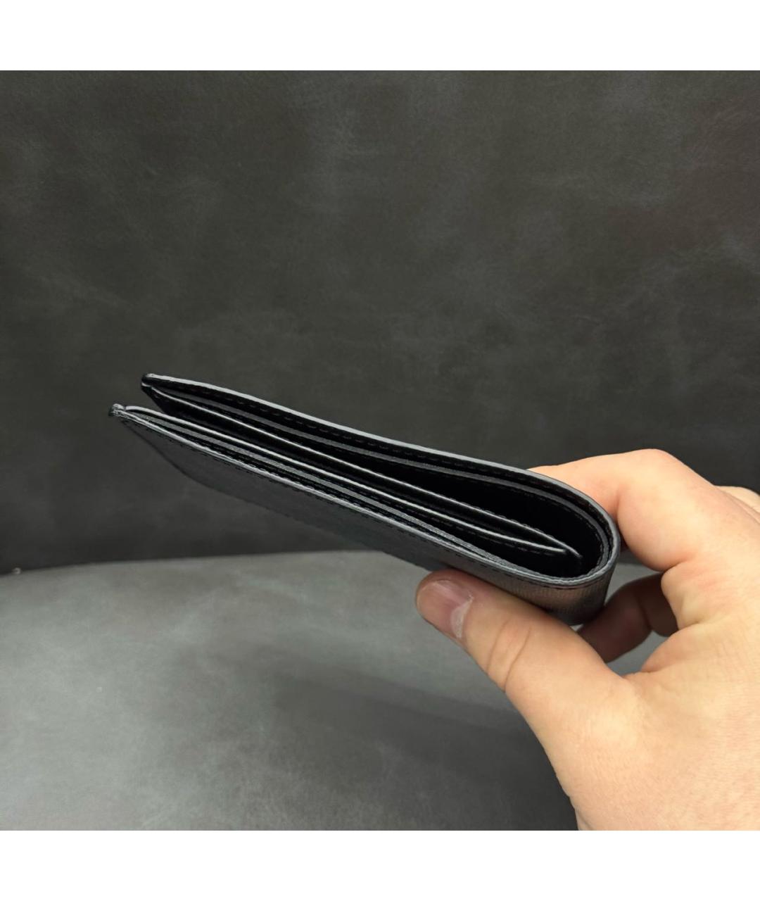 LOUIS VUITTON Антрацитовый кошелек, фото 5