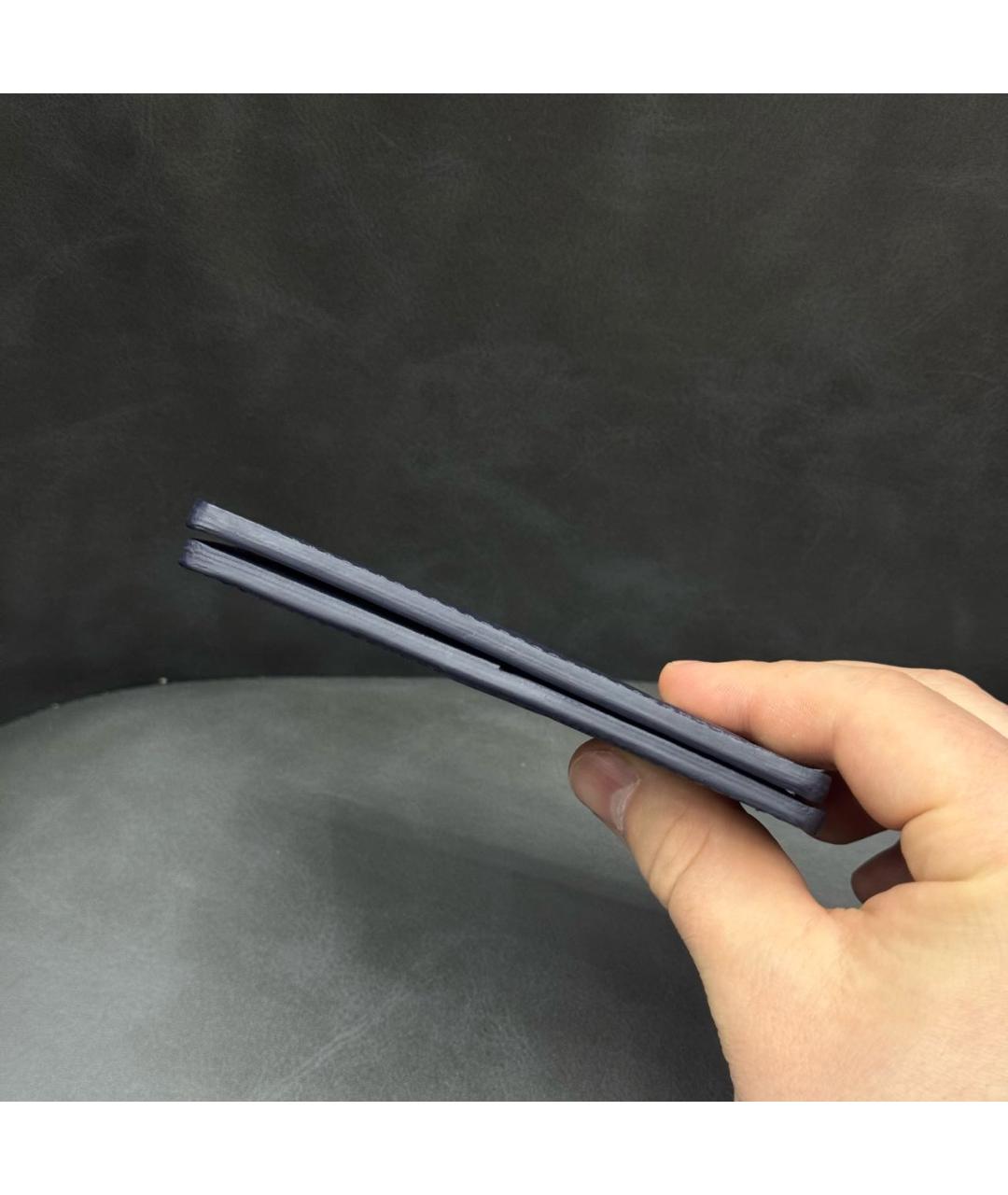 LOUIS VUITTON Темно-синий кожаный кардхолдер, фото 5